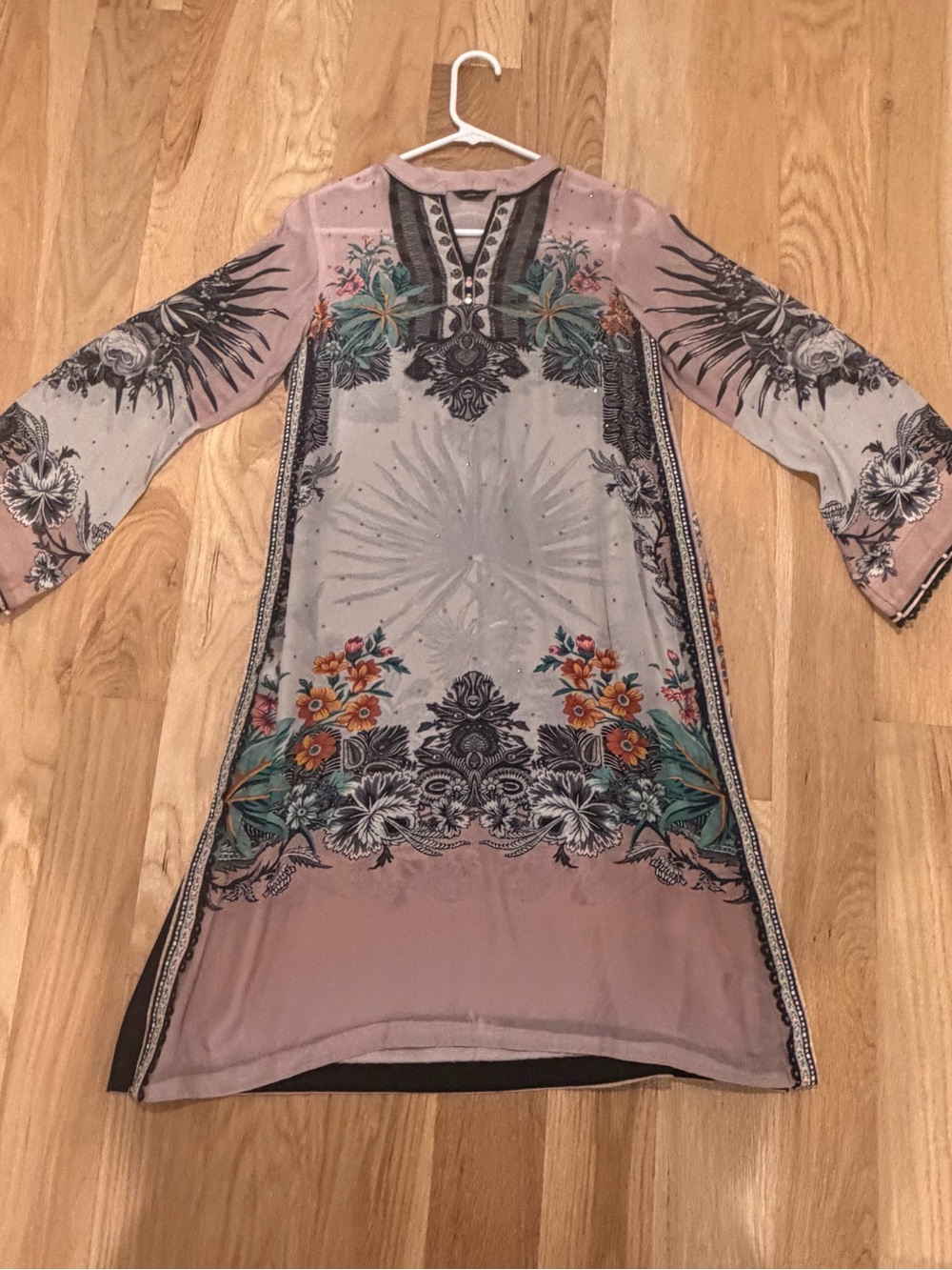 Sapphire Silk Kurti